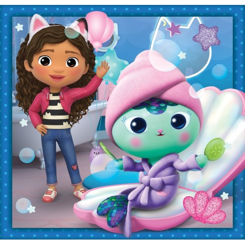 Clementoni παιδικό παζλ super color gabbys dollhouse 3x48 τμχ 1200-25300 8005125253005